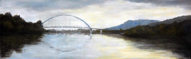 South Pittsburg bridge, landscape